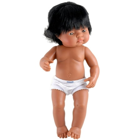 UPC: 8413082310585 | Miniland Educational 15  Hispanic Girl Baby Doll  with Anatomically Correct Features