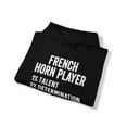 thumbnail image 4 of French Horn Hoodie, Gifts, Hooded Sweatshirt, 4 of 4
