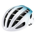 thumbnail image 1 of L Size Blue Silver Gradient Lightweight Bicycle Helmet for Adults - Adjustable Dial & Chin Strap, Breathable Removable Pads, Impact-Absorbing PC+EPS Material - Ideal for Road Cycling, Mountain Biking, 1 of 7