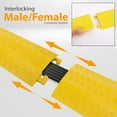 thumbnail image 2 of Pyle Durable Cable Ramp Protective Cover - 2,000 lbs Max Heavy Duty Drop Over Hose & Cable Track Protector, Safe in High Walking Traffic Areas, Cable Concealer for Outdoor & Indoor Use, 2 Pack, 2 of 5