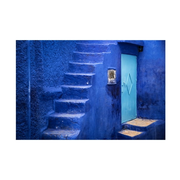 Canvas Wall Art - Linda Wride 'Steps Up' Wall Art for Living Room, Bedroom, or Office D?cor by Trademark Fine Art - 19 x 12 Inches