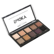 Profusion Cosmetics 10 Color Eyeshadow Palette, Rich Pigmented Multi Finish with Blendable Long-Lasting Formula, Vegan & Cruelty-Free, Smoky