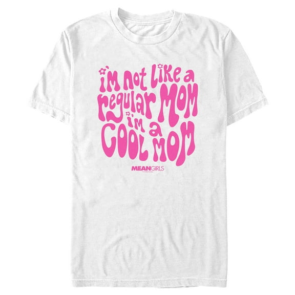 Men's Mean Girls I'm Not a Regular Mom Retro Graphic Tee White X Large