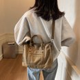 thumbnail image 3 of Bolsas Hombro para Hombres Mujeres Cuerpo Cruzado Bolso Mujer Lienzo Gran Capacidad Con Correa, 3 of 9