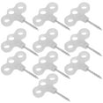 thumbnail image 4 of 10 clavos luminosos de tres ojos para tienda de campaña, para exteriores, con punta de plástico, 4 of 14