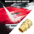 thumbnail image 3 of Adaptador de pistola de lavado a presión de mujer Universal para coche de latón de 1/2" tono cobre, 3 of 7