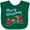 Green, variant on Inktastic Merry Christmas Train with Presents Boys or Girls Baby Bib