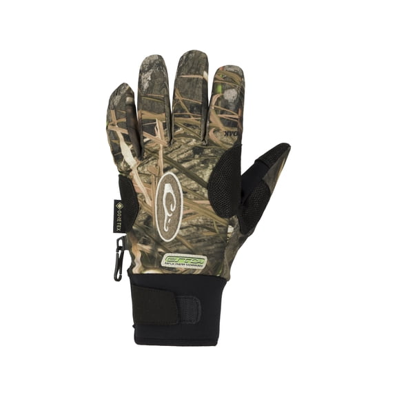 Drake Men's EST Refuge Hs Waterproof GORE-TEX Hunting Gloves Mossy Oak Shadow Grass Habitat Medium