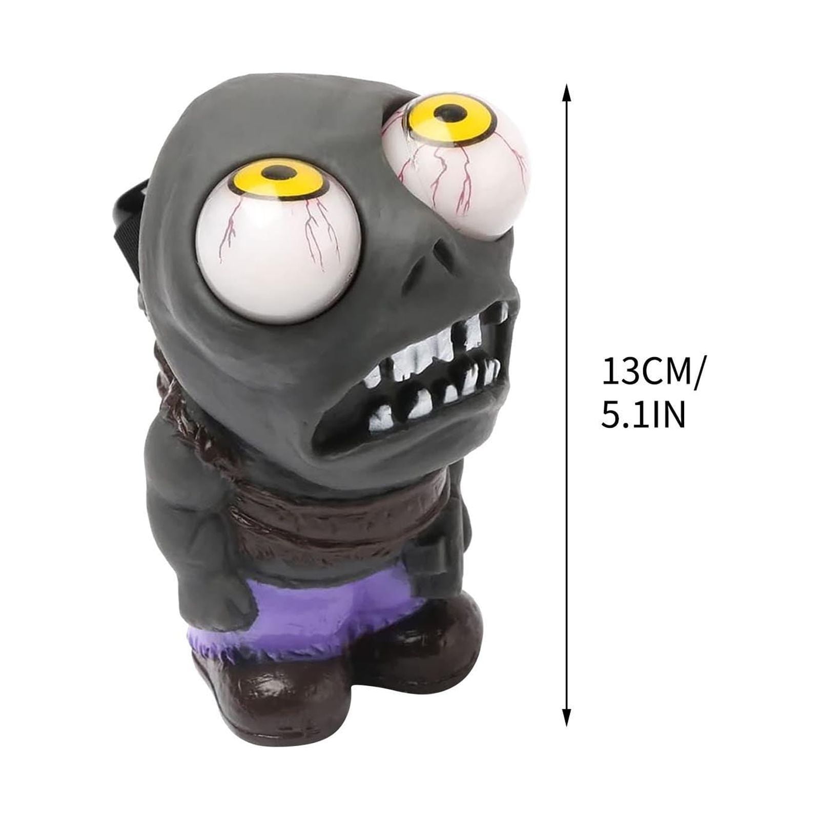 1 Pcs Turbo Boost Eye Popping Car Dashboard Doll - Funny Stress Relief Decoration with Expanding Eyes for Vehicle Interior & Office Desk - Rubber Automotive Gauge Accessory