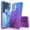 Blue/Purple, variant on OnePlus 9 Pro 5G Case, Rosebono Hybrid Glitter Sparkle Transparent Colorful Gradient TPU Skin Cover Case For OnePlus 9 Pro 5G (Blue/Pink)