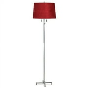 Table Lamp Chrome/red