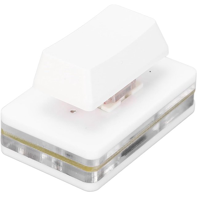 HUGFEGWE Clavier Mécanique de Jeu à Touche Unique, Clavier Compact USB à Interrupteur Rouge, Clavier Filaire Type C Personnalisable RGB OSU pour PC Jeu Vidéo Bureau Raccourci Clé U2536-13379