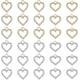 thumbnail image 1 of Colgantes de estrella con forma de corazón y lágrima de diamantes de imitación, dijes de aleación con forma de mariposa y luna, dijes colgantes de corazón de San Valentín para hacer collares y joyas., 1 of 9
