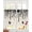 Beige, variant on Purple Spring Botanical Sheer Curtains 45 Inch Length 2 Panels Set for Living Room/Bedroom, Weeping Eucalyptus Butterfly Kitchen Curtains Grommet Semi-Sheer Curtains Window Treatments 42"x45"x2