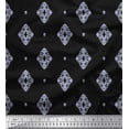 thumbnail image 1 of Soimoi Cotton Poplin Fabric Filigree Damask Fabric Prints By Yard 56 Inch Wide, 1 of 3