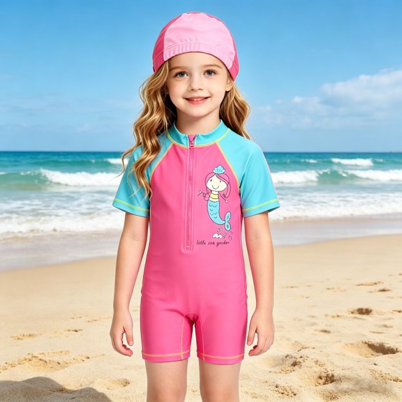 Swimsuit for Girls One Piece 2t Regular Fit Floral Print Quick-Drying Upf 50 Protection Cutout Ruched Bathing Suits Tie Adjustable Straps Girls' Swimwear 9-16y