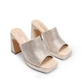 thumbnail image 4 of Dream Pairs Women's Chunky Platform Block Heel Sandals, 4 of 7