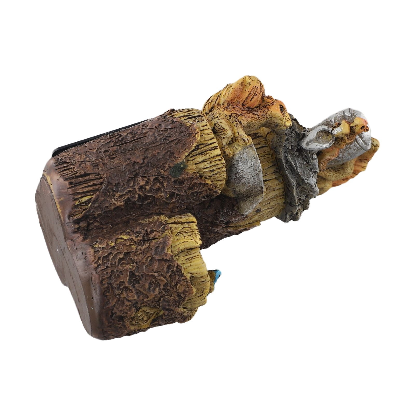 Charming Solar-Powered Squirrel Garden Sculpture - Perfect Outdoor Decor!