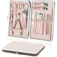 thumbnail image 1 of Manicure Pedicure Kit, 18 pcs Professional Nail Clipper Set, Stai. Nail care set., 1 of 5