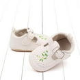 thumbnail image 5 of Eltusu Toddler Girls Sneakers, Lightweight Breathable PU Soft Walking Shoes White Size 7 US, 5 of 5