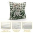 thumbnail image 4 of Nawypu  Easter Pillow Covers,Buffalo Plaid Bunny Happy Easter Throw Pillow Covers for Couch Sofa Bed Living Room Spring Decor, 4 of 5