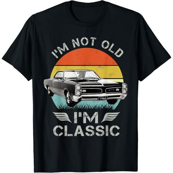 1966 66 GTO Classic Car Old School Muscle Car T-Shirt