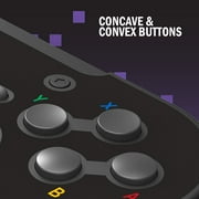 Retro-Bit Legacy16 2.4GHz Wireless Controller for SNES, Switch, and USB Devices - Onyx