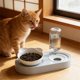thumbnail image 1 of Juego de comederos y bebederos para mascotas: antideslizante, desmontable y fácil de limpiar. Comedero para gatos y perros con reposición automática de agua para el hogar y los viajes., 1 of 6