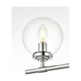 thumbnail image 3 of Living District Ingrid 4-Light Iron & Glass Bath Sconce in Chrome and Clear, 3 of 5