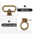thumbnail image 3 of Taxenne 6-Pack Trigger Snap Hooks with Swivel Clasp, Replacement Bag Hooks and Lanyard Clips for, 3 of 10