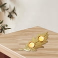 thumbnail image 4 of Portavelas con forma de hoja, bandeja para velas de té, ideal para bodas y el hogar. I, 4 of 7