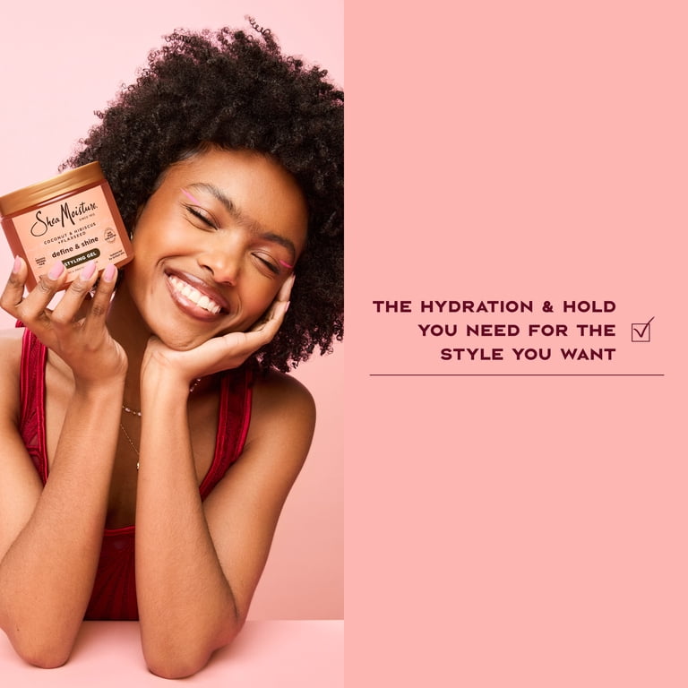 SheaMoisture, Styling Gel, 15 oz, Coconut & Hibiscus Define