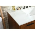 thumbnail image 4 of Pemberly Row Modern 42" Solid Wood and MDF Bathroom Vanity in Teak, 4 of 8