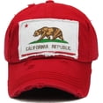 thumbnail image 2 of California Republic Vintage Distressed Washed Baseball Hat Cap, 2 of 3
