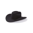 thumbnail image 6 of Stetson Unisex El Presidente 100X Felt Cowboy Hat Black 6 7/8, 6 of 9