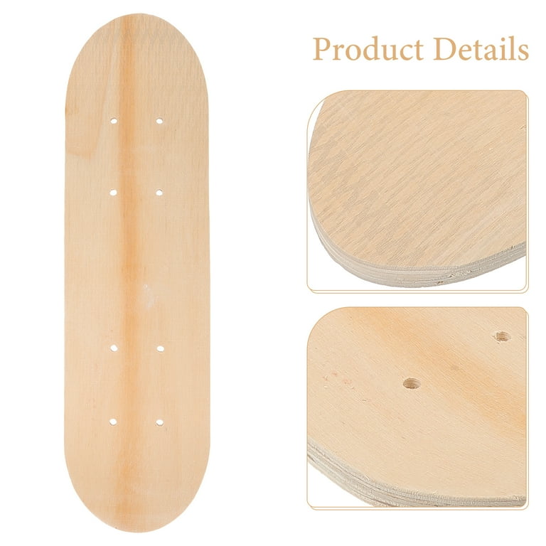 Blank Skateboard Plain Deck Full Size DIY Hand Painted Children's