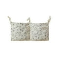 thumbnail image 1 of Leodye 1PCS Hanging Storage Bag Large-capacity Sturdy Fabric Bedside Diaper Sundry Organizer Bag, 1 of 2