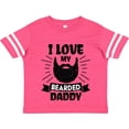 thumbnail image 3 of Inktastic I Love My Bearded Daddy for Fathers Day with Grunge Boys Toddler T-Shirt, 3 of 5