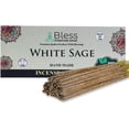 thumbnail image 2 of Bless White Sage 100% Natural Handmade Hand Dipped Incense Sticks Organic Chemicals Free for Purification Relaxation Positivity Yoga Meditation The Best White Sage Sticks(100 Sticks (150GM), 2 of 3