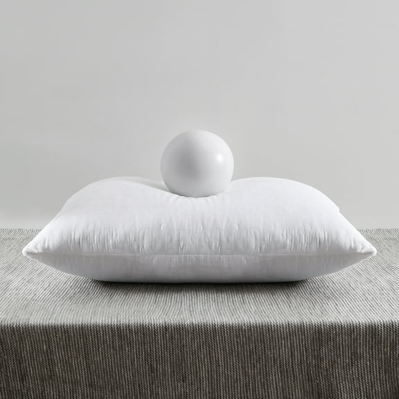 24 in. x 20 in. White Standard Size Firm-pillow with Adjustable Insert Provides Stronger Support - for Back, Stomach