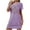 Z33-Purple, variant on Censtreet Christmas Nightgowns for Women Short Sleeve Sleepshirt Button Down Nightshirt Soft Pajamas Dress Casual Sleepwear