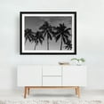 thumbnail image 6 of Hawaiian Palms - Hawaii Photography Black and White Palm Tree Tropical Minimalist Beach Nature Coastal Black Framed Wall Art Print 5 x 7 inches, 6 of 8