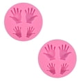 thumbnail image 4 of 2pcs Funny Palm-shaped Chocolate Baking Molds Fondant Cake Molds for DIY Use, 4 of 7