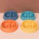 thumbnail image 2 of Slow Feed Anti Choke Pet Bowls (Yellow), 2 of 2