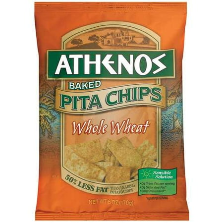 Athenos Whole Wheat Pita Chips, 6 oz