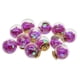 thumbnail image 2 of 12X Pendientes de Botón de Oreja de de Cristal s de Resultados de Perno Prisionero de Pendiente de Bricolaje - púrpura Gloria Pendientes de perno de cristal, 2 of 7