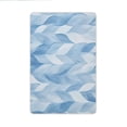 thumbnail image 3 of JML Doormat, Non-Slip Indoor Outdoor Rug Mats for Porch Entry Way, Floor Mat for Bathroom/Kitchen, (20"x32") - Abstract Blue and White Pattern, 3 of 5