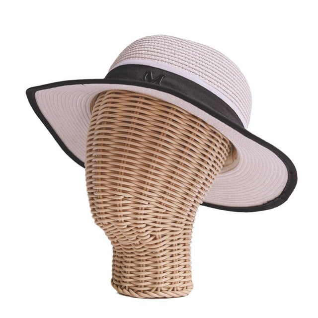 Cabeza de maniquí para exhibición, modelo de exhibición de diadema, soporte para perchero y soporte para diadema, exhibición de cabeza de sombrero