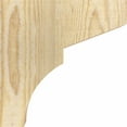 thumbnail image 3 of 4"W x 8"D x 8"H Monterey Rough Sawn Corbel, Douglas Fir, 3 of 9