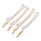 thumbnail image 2 of 4x Pearl Barrette Lovely Hair Clip Hair Peinado Horquillas para el cabello Joyería para el cabello, 2 of 6